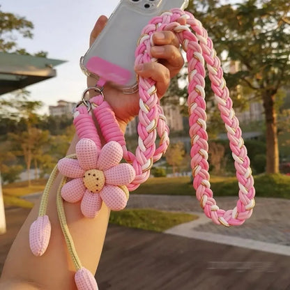 Cute Floral Phone Crossbody Lanyard – Hands-Free & Stylish