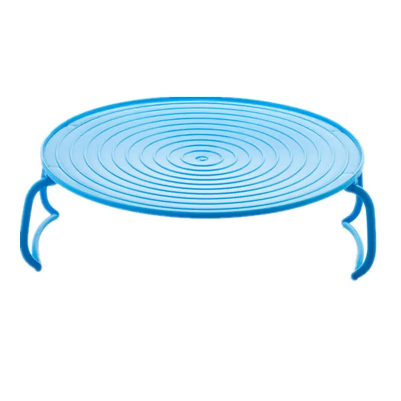 Microwave Plate Stacker, Plastic Splatter Cover Tray with Foldable Handles for Plates & Bowls🍽️