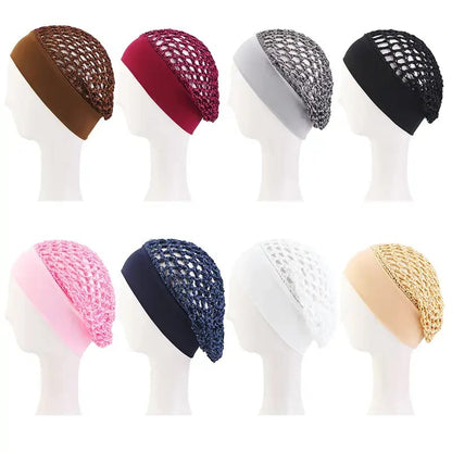 🧢Stretchy Wide-Edge Sleeping Cap