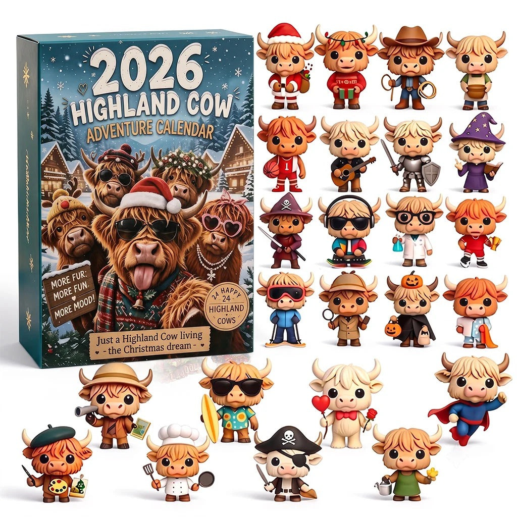 🐮📅2026 Highland Cow Advent Calendar
