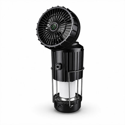 Portable LED Camping Lantern With Fan