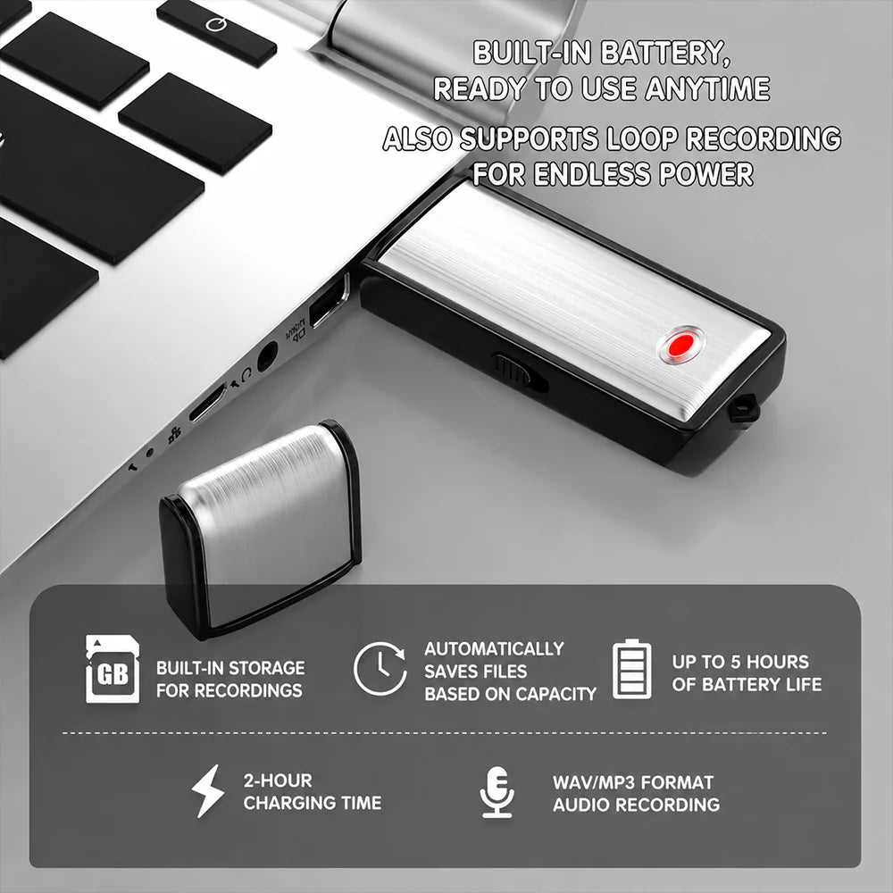 32GB USB Voice Recorder