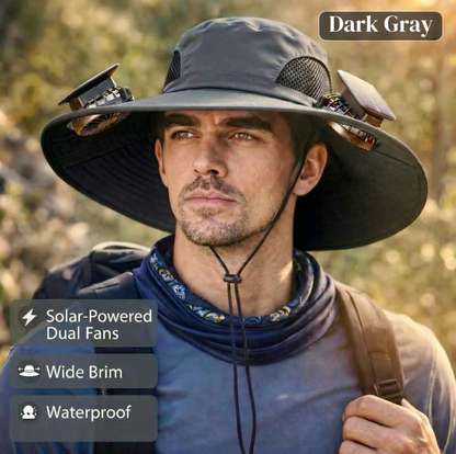 2026 New Ultralight Solar Fan Sun HatLighter Than a Baseball!