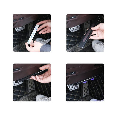 Wireless Car Ambient LED Light – USB Rechargeable Star Projector 2-in-1 Warm Light for Car & Room