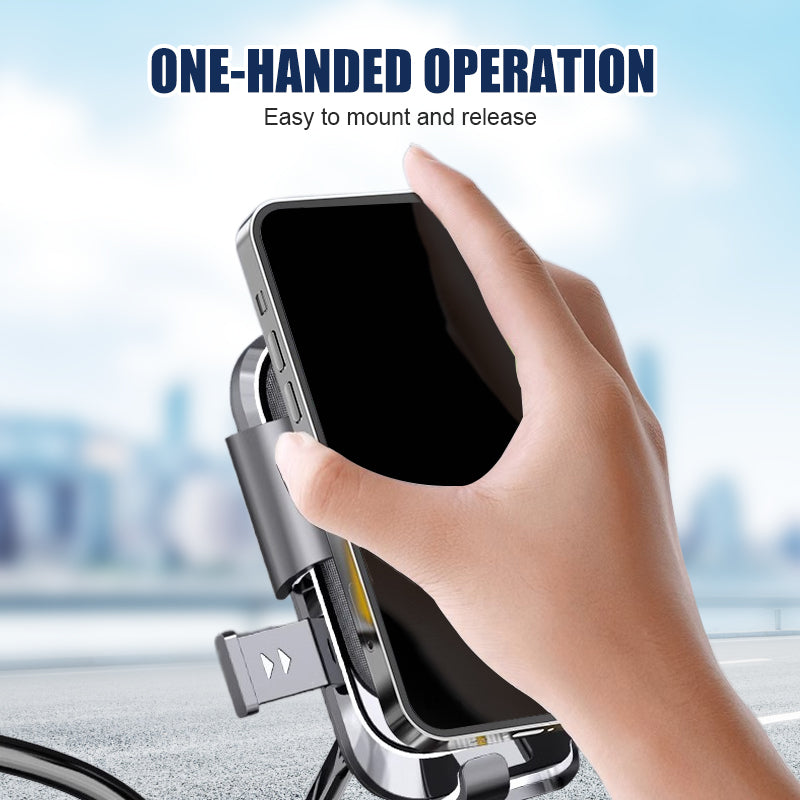 Anti-Vibration Phone Holder for Motorcycle & Bicycle