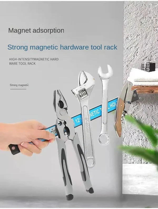 Magnetic Tool Holder – 30kg Load, Quick Release, Workshop & Garage Organization
