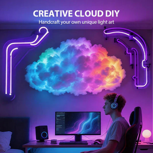 USB-Powered DIY LED Thunder Cloud Decor