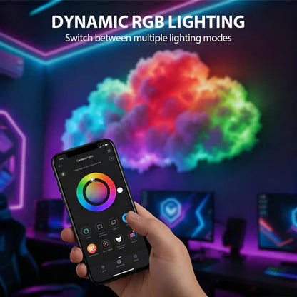 USB-Powered DIY LED Thunder Cloud Decor