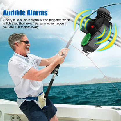 Fishing Bite Alarm with Sound & LED Light