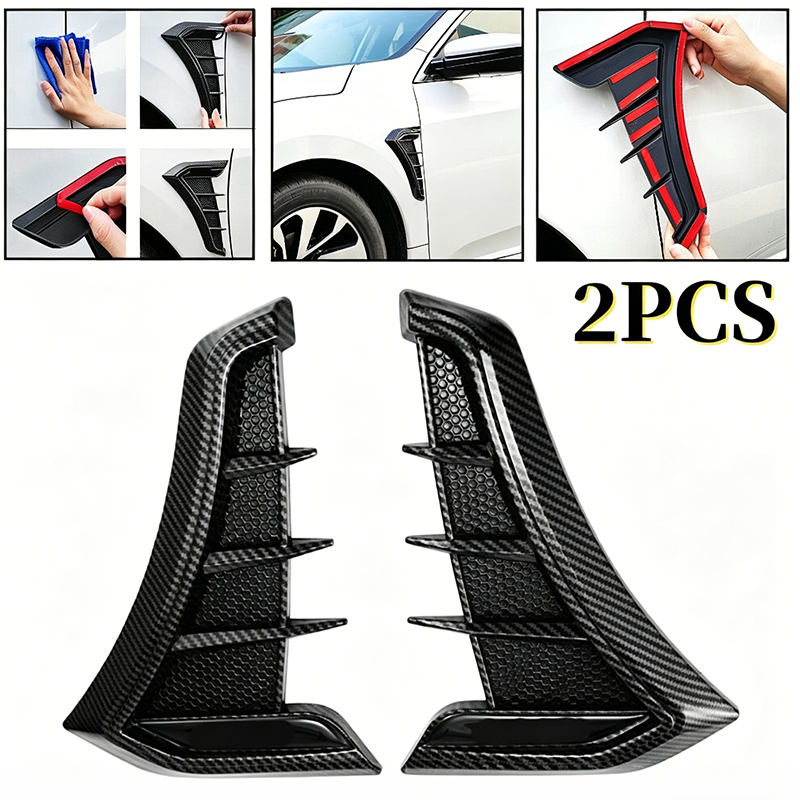 TPU Side Fender Vent Stickers, Sport Scratch Cover Trim