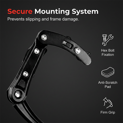 Adjustable Bicycle Kickstand – Lightweight Aluminum, Universal Fit & Frame-Safe Clamp