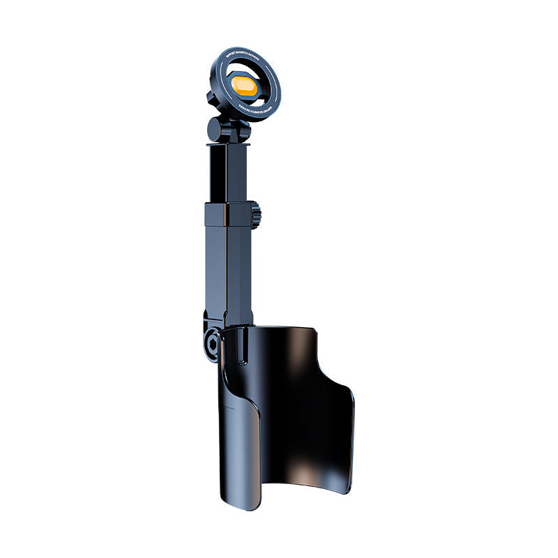 Car Cup Holder Phone Mount – 360° Adjustable, Strong N52 Magnet, One-Hand Operation, Fits All Phones