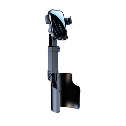 Car Cup Holder Phone Mount – 360° Adjustable, Strong N52 Magnet, One-Hand Operation, Fits All Phones