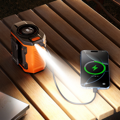 Rechargeable Clip Waist Fan, 3-Speed Quiet Hands-Free Use