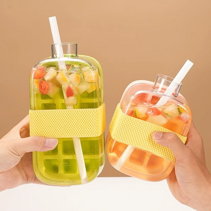 2-in-1 Ice Cube Maker Bottle – Make Ice & Stay Hydrated Anywhere