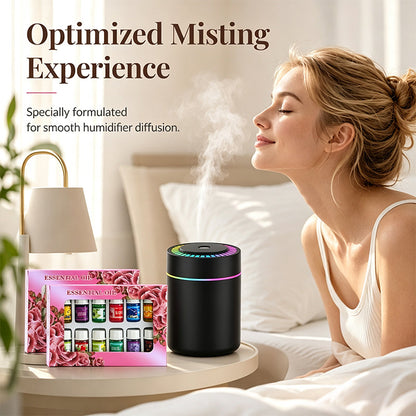 🌸 12-Pack Water-Soluble Essential Oils Set 💧 – Long-Lasting Fragrance for Diffusers & Home 🌿