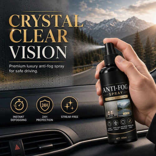 🚗 Car Glass Anti-Fog Spray, 24H Streak-Free Defogger for Windshield & Mirrors