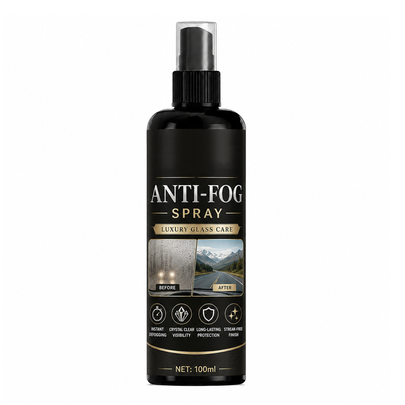 🚗 Car Glass Anti-Fog Spray, 24H Streak-Free Defogger for Windshield & Mirrors