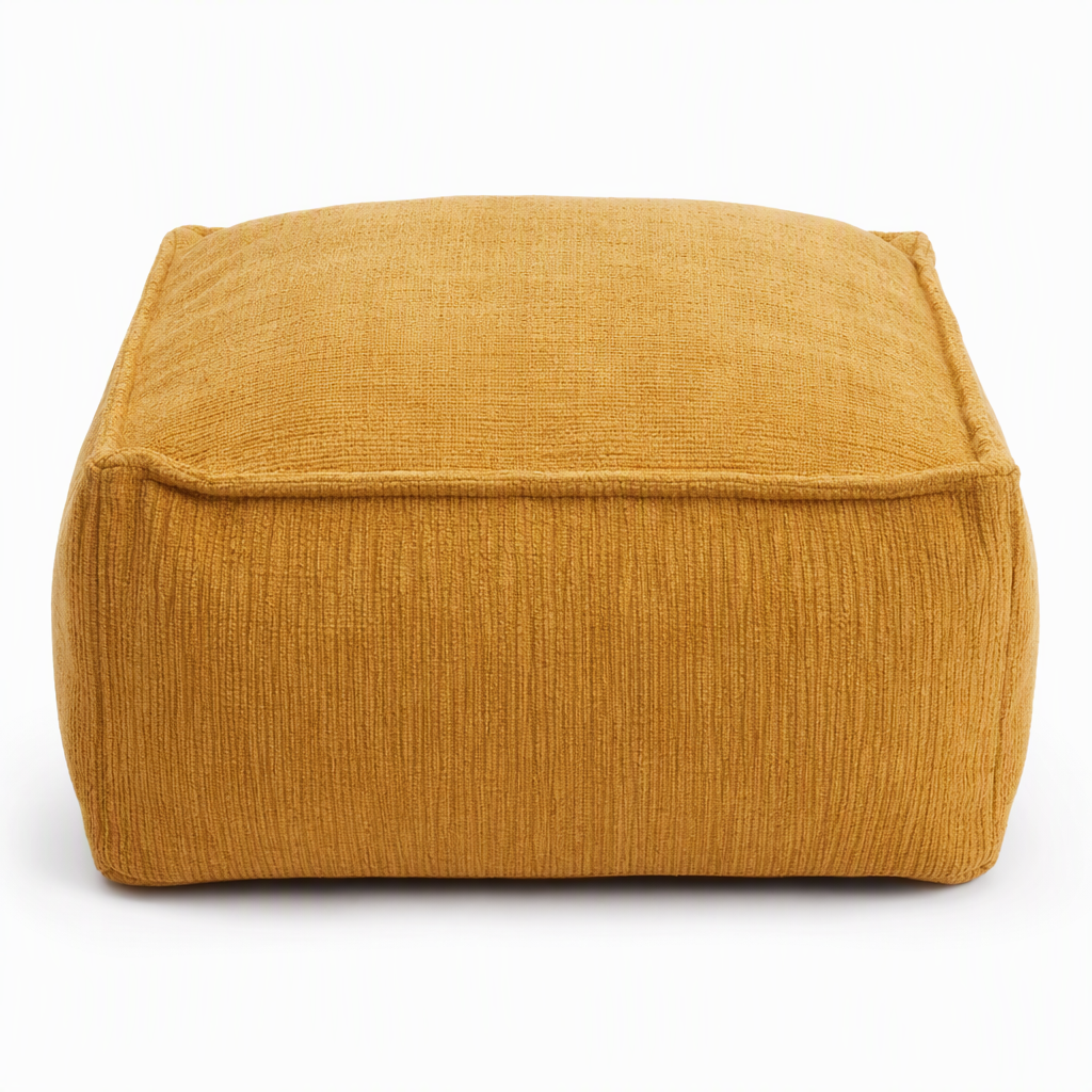 ⏰Storage Stool Cover: Fill with Clothes, 100kg Support, Wide Zipper, Washable, 45x45x23cm