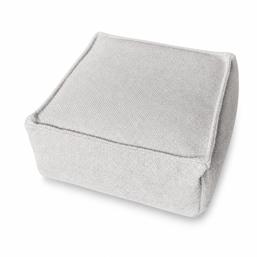 ⏰Storage Stool Cover: Fill with Clothes, 100kg Support, Wide Zipper, Washable, 45x45x23cm
