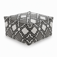 Boho Grey White