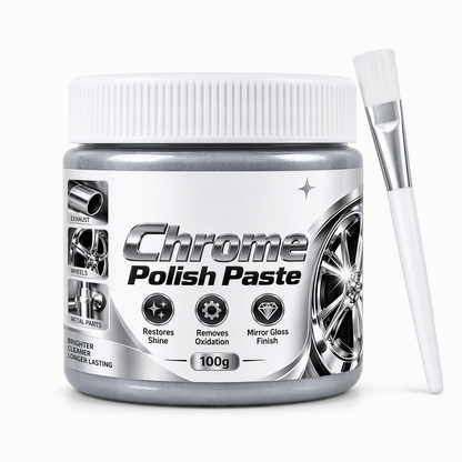 ✨Metal Chrome Polish & Restorer Paste with Brush