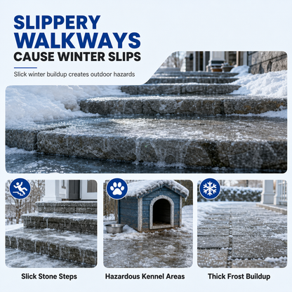 🥳2026 HOT SALE❄️ 50% OFF! Outdoor Ice Melt & De-Icing Spray 🐾