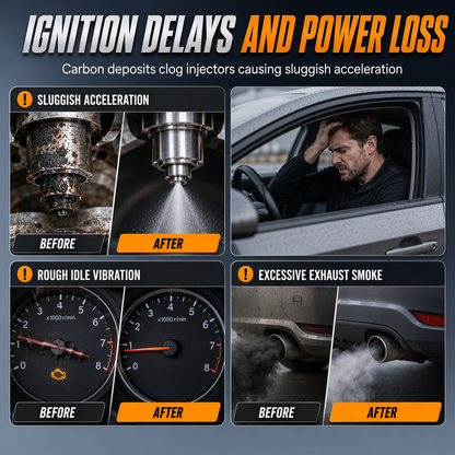 🚗🛠️Car System Cleaner Additive for Injector Carbon Deposit Removal