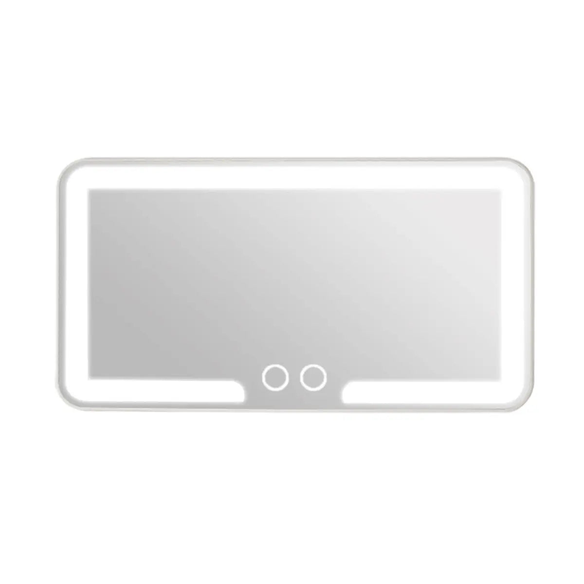 Car Sun Visor Makeup Mirror, LED Touch Screen Adjustable Brightness Auto Interior Makeup HD Mirror