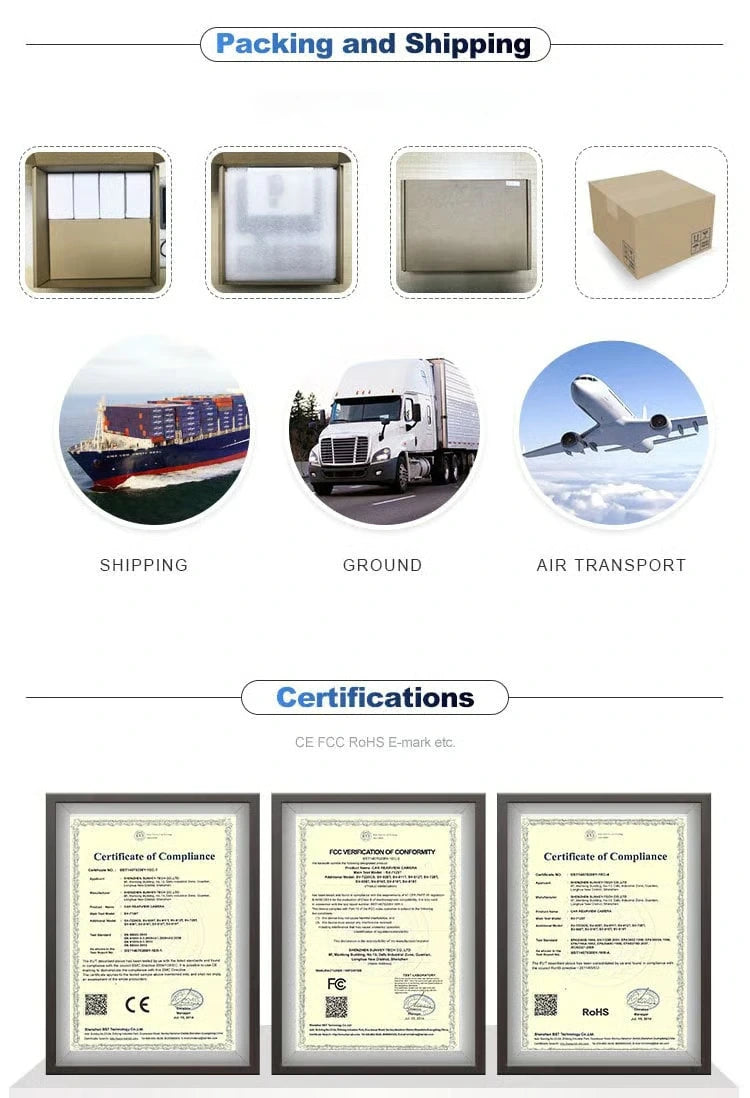 Packing, shipping methods, and certifications